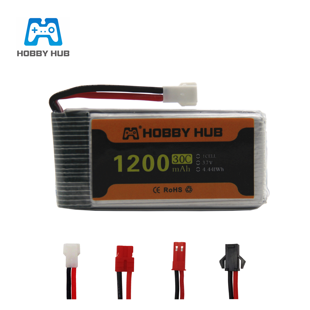 Hobby Rc Quadcopters - 3.7V 1200mAh 30C Lipo-batterij voor Syma
