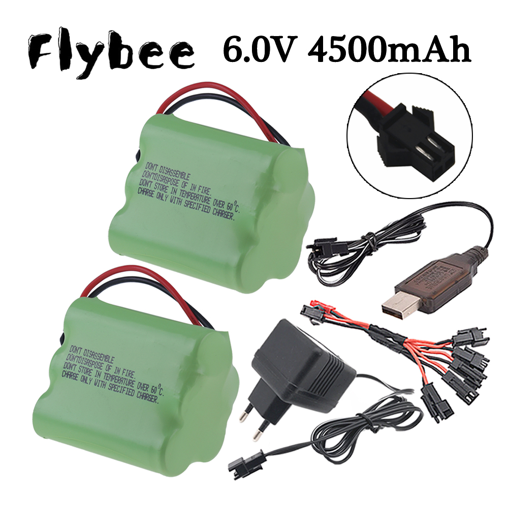 Rc Hobby Kit - 6V 4500Mah Ni-Mh Batterij Sm Stekker