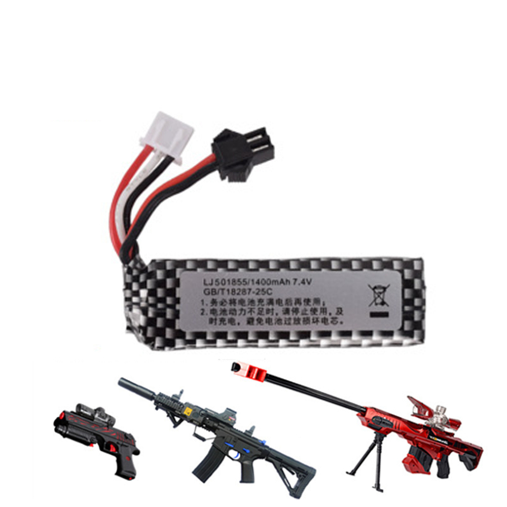 Rc Hobby Vehicles - 7.4V 1400Mah 25C 501855 Lipo Batterij