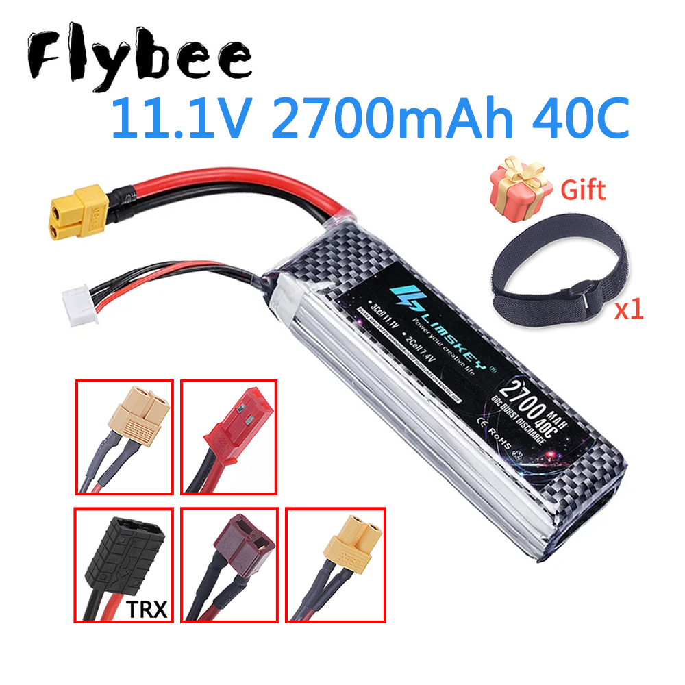 Hobby Rc Quadcopters - Upgrade 2200mAh naar 2700mah 3S 11.1v