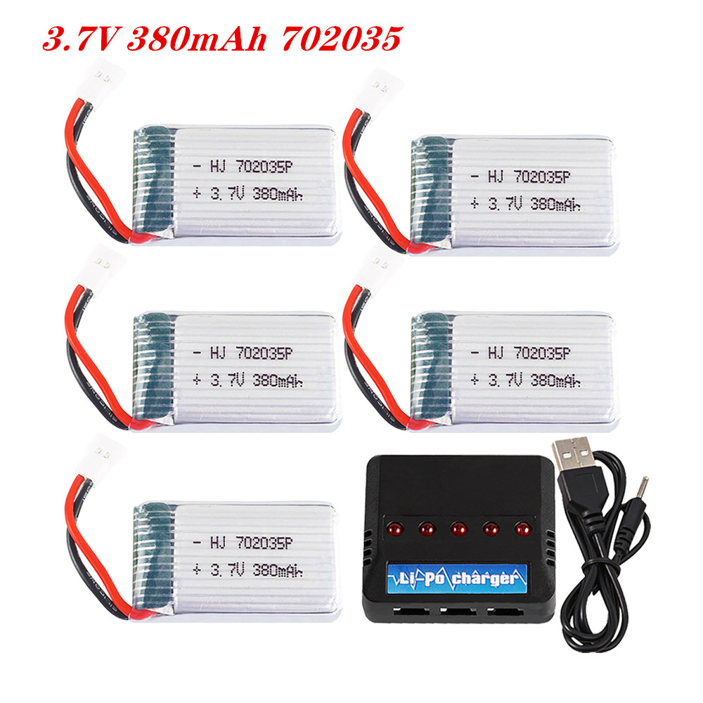 Rc Hobby Vehicles - 3.7V 380Mah 702035 Lipo Batterij Oplaadbare
