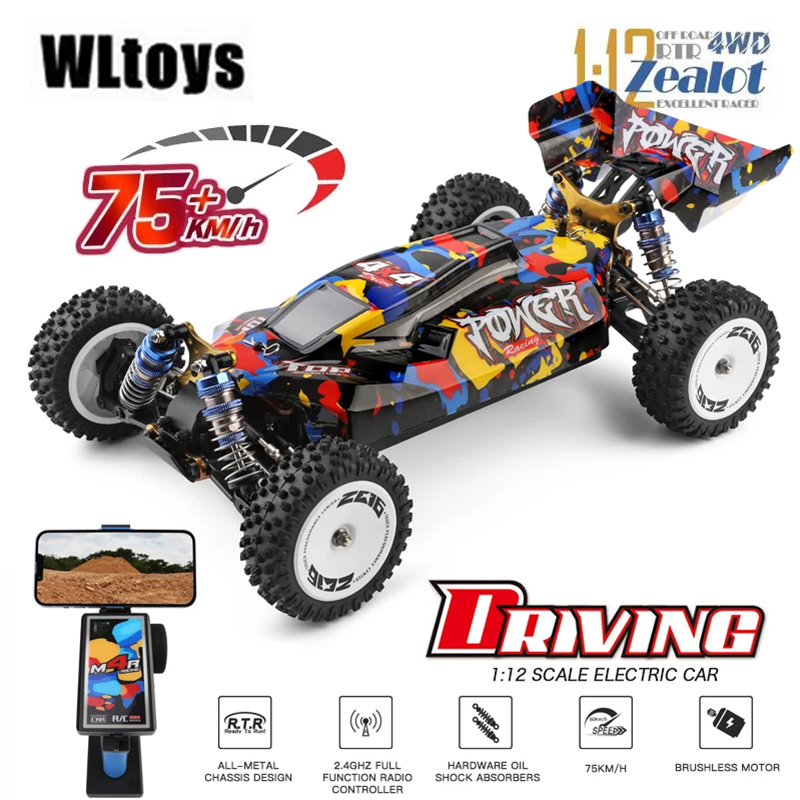 Rc Hobby Grade Drift Car - Wltoys 124017 124007 75 Km/h Rtr