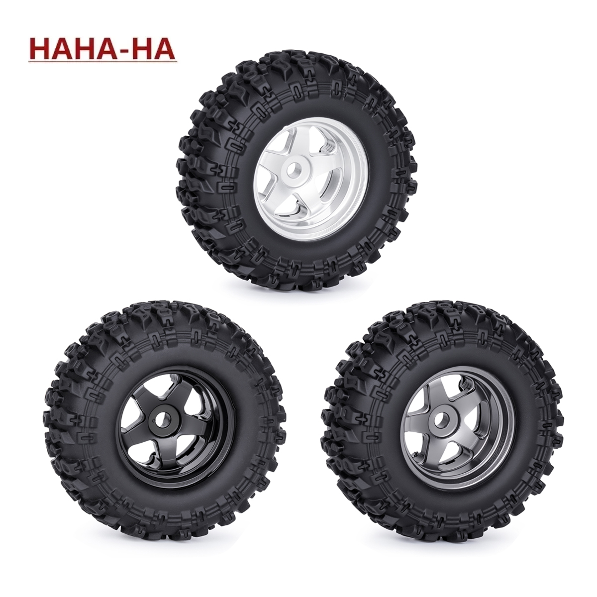 Wheel Rim Rc - 0.7'' Aluminium 5-spaaks Beadlock velgenset voor
