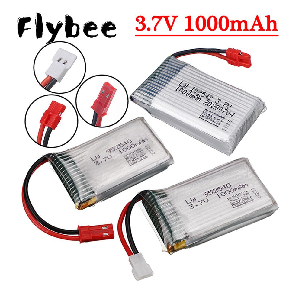 Hobby Rc Quadcopters - 3.7V 1000mAh Lipo-batterij voor Syma X5