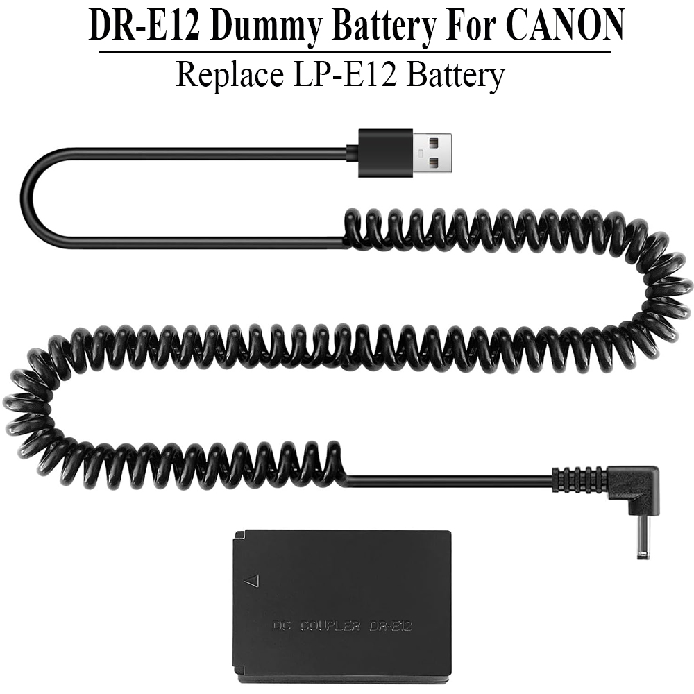 Canon Camera Eos M50 Mark Ii - ACK-E12 Usb Netsnoer LP-E12 Dummy Accu