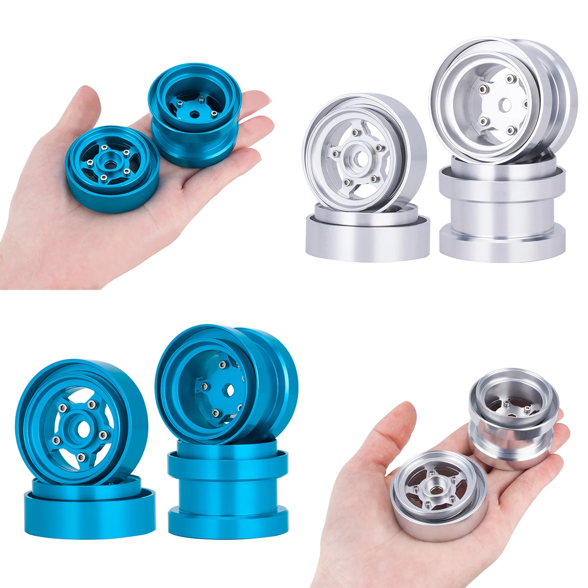 Rc Hobby Kit - Aluminium Beadlock Wielen voor 1/10 RC