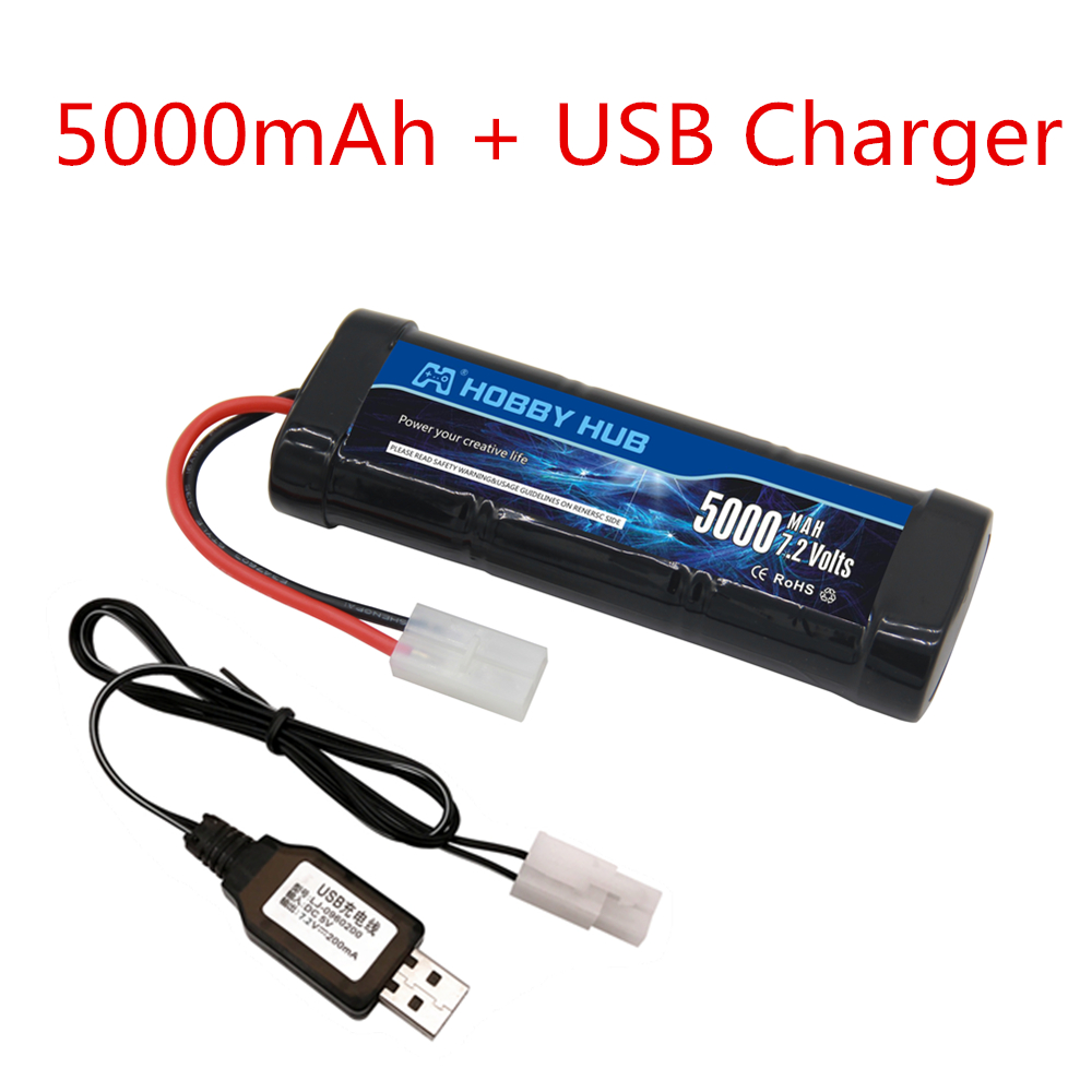 7.2V 5000mAh Ni-Mh-batterij me - Rc Hobby Vehicles recensie en prijs