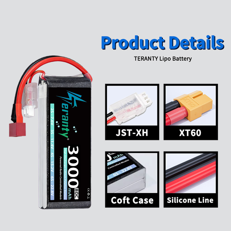 TERANTY 2S 3000mAh Lipo Batter - Rc Hobby Vehicles recensie en prijs