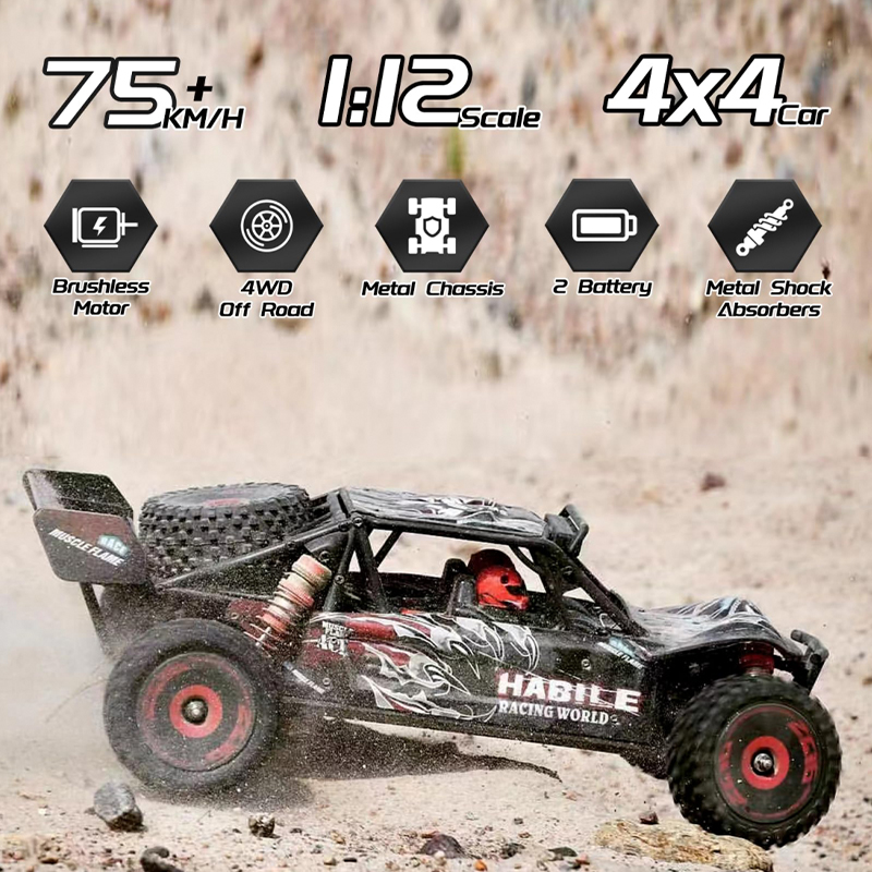 75 KM/H WLtoys 124016 V8 RC Au - Rc Hobby Grade Drift Car recensie en prijs