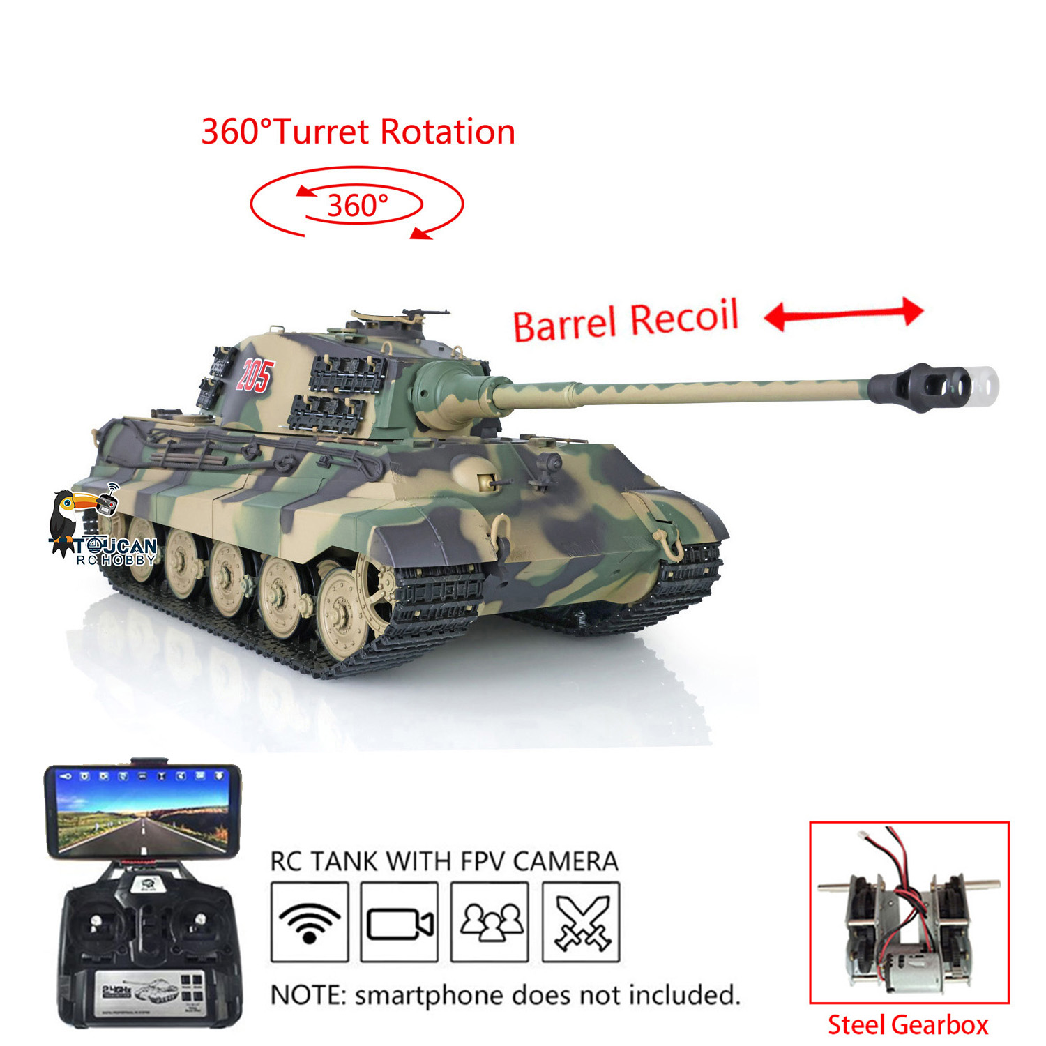 Heng Long RC Panzer Tanks 1/16 - Rc Hobby Kings recensie en prijs