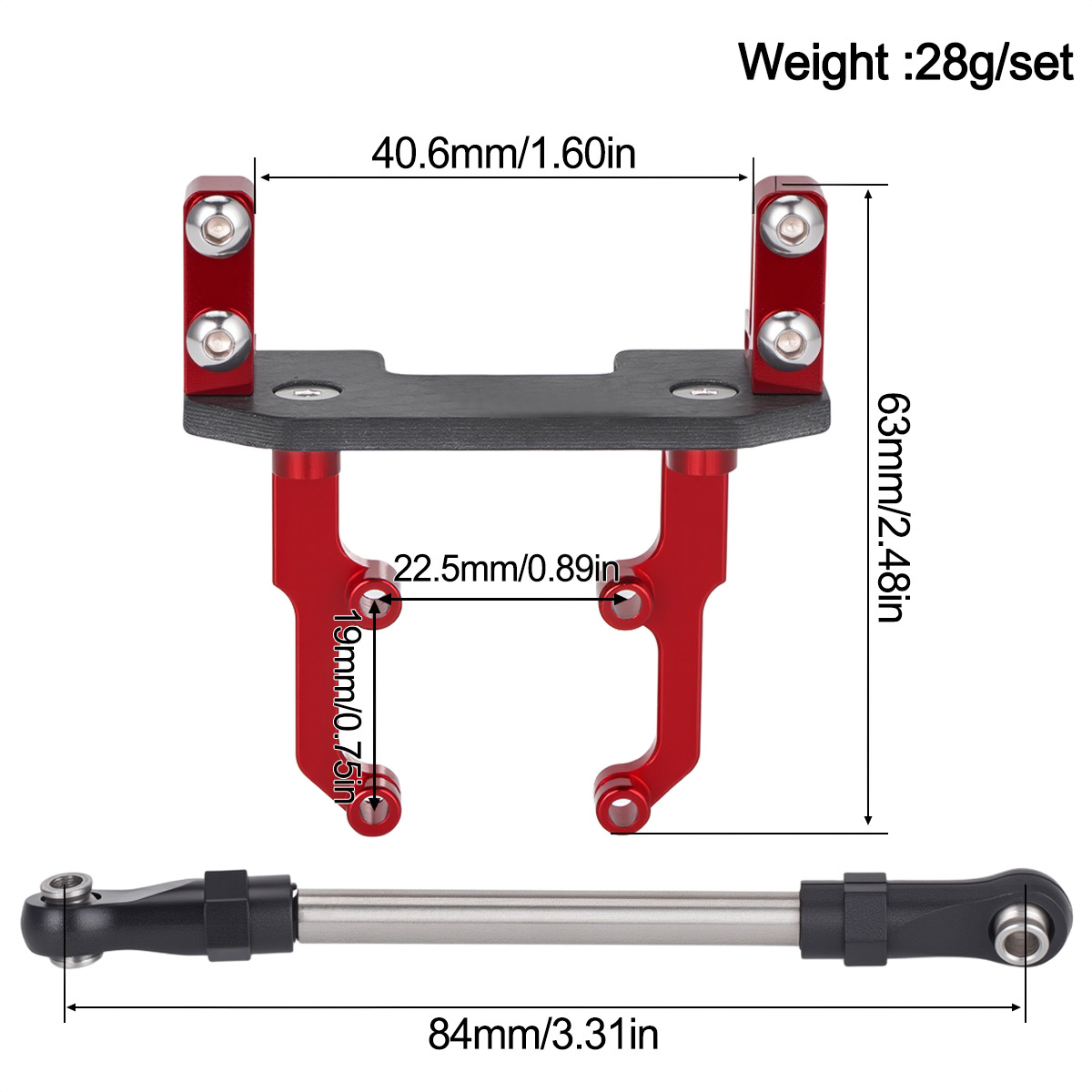 Aluminiumlegering Servo Mount  - Rc Hobby Room recensie en prijs