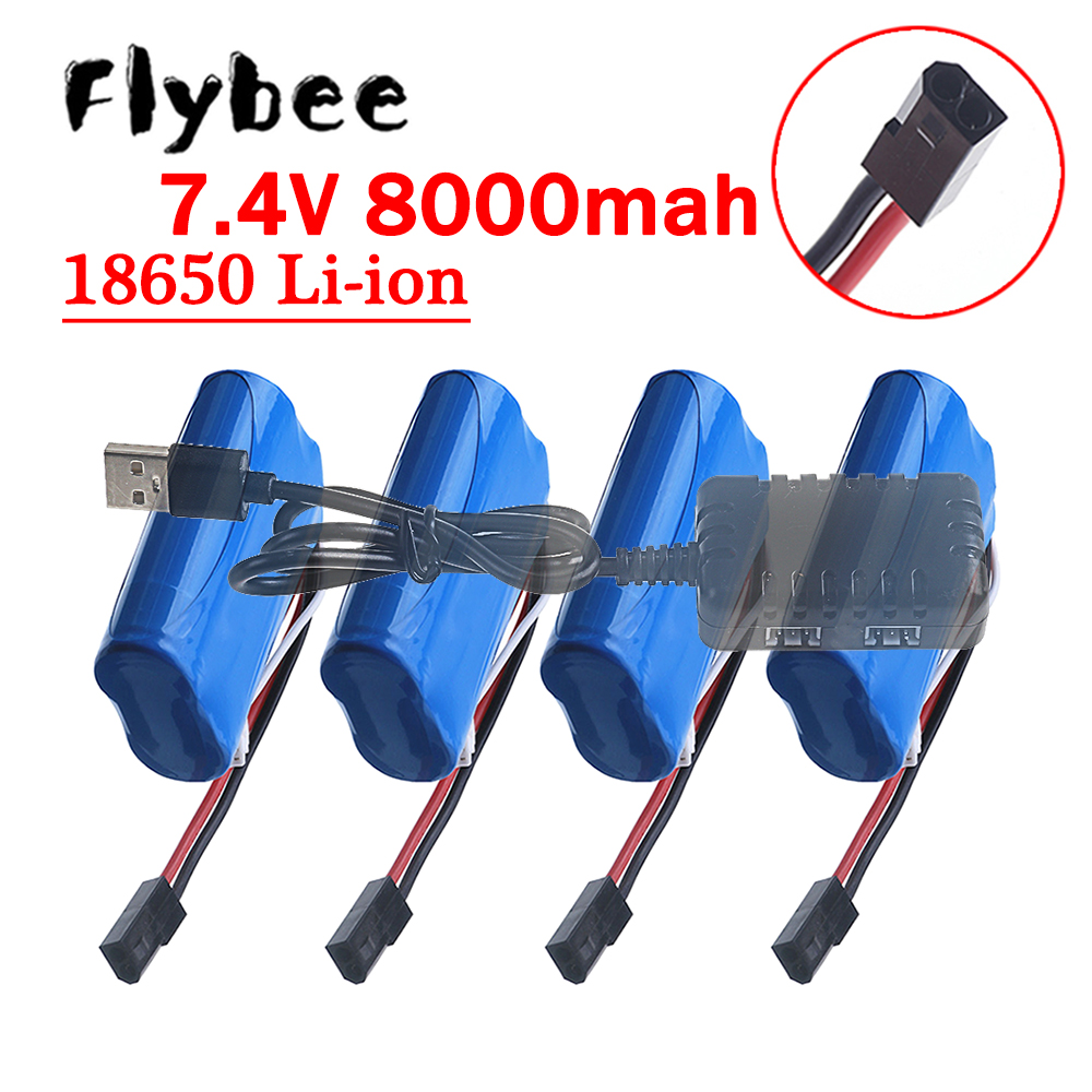(5500 Plug) 18650 7.4V 8000Mah - Rc Hobby Vehicles recensie en prijs