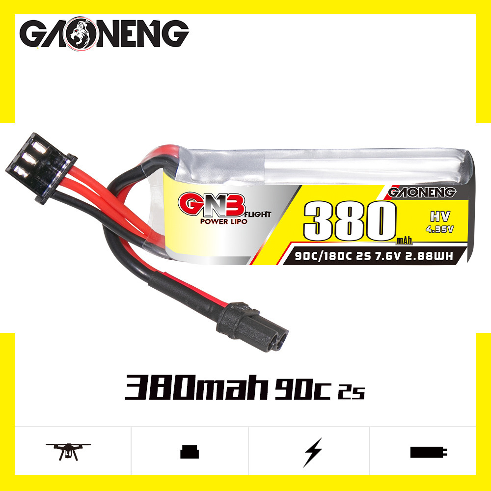 GNB 2S 7.6V 380mAh 90C/180C Li - Hobby Rc Quadcopters recensie en prijs