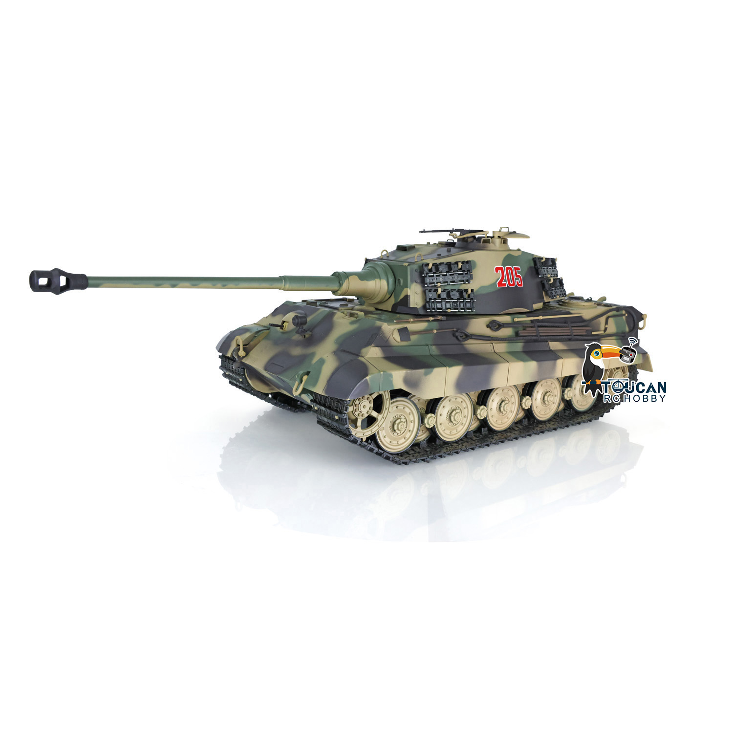 2.4G Heng Long 1/16 RTR RC Tan - Rc Hobby Kings recensie en prijs