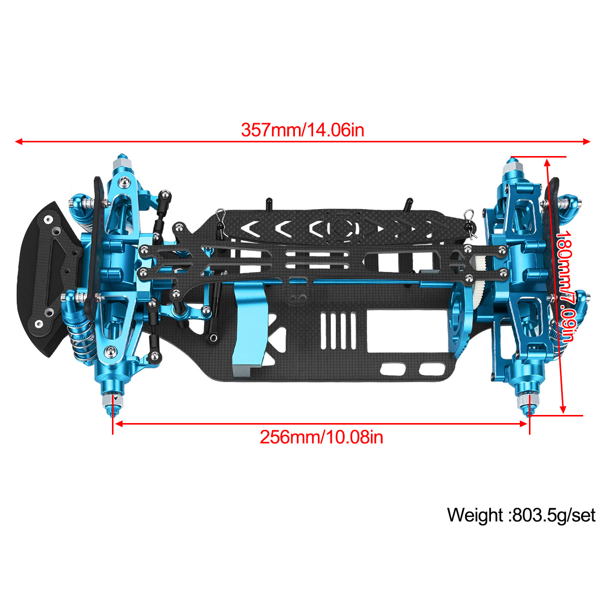 Aluminium & carbon fiber frame - Rc Hobby Kit recensie en prijs