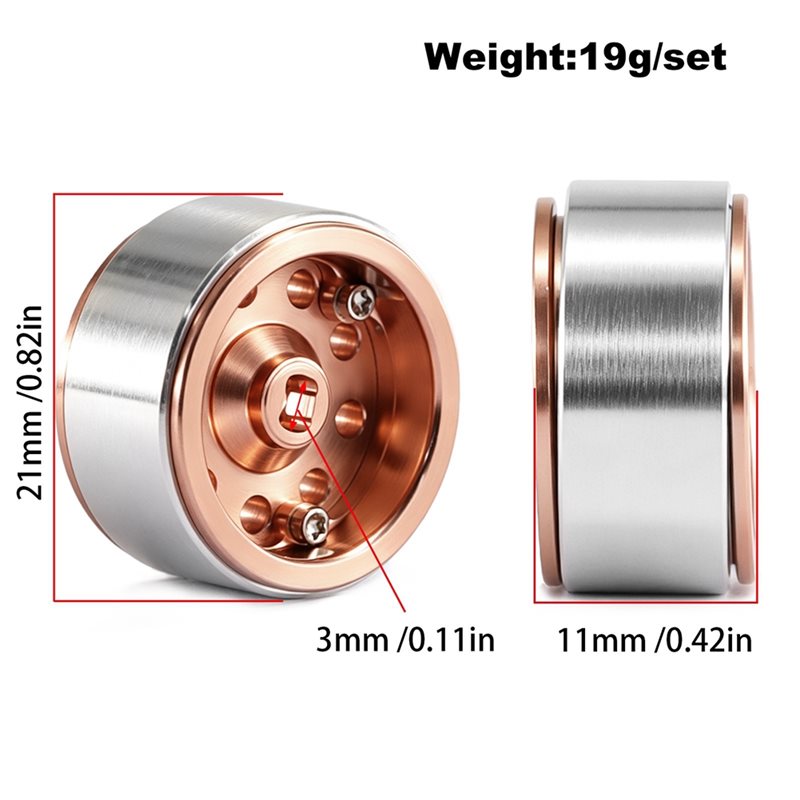 AS96-1/30 SCX30 0,7 inch negat - Wheel Rim Rc recensie en prijs
