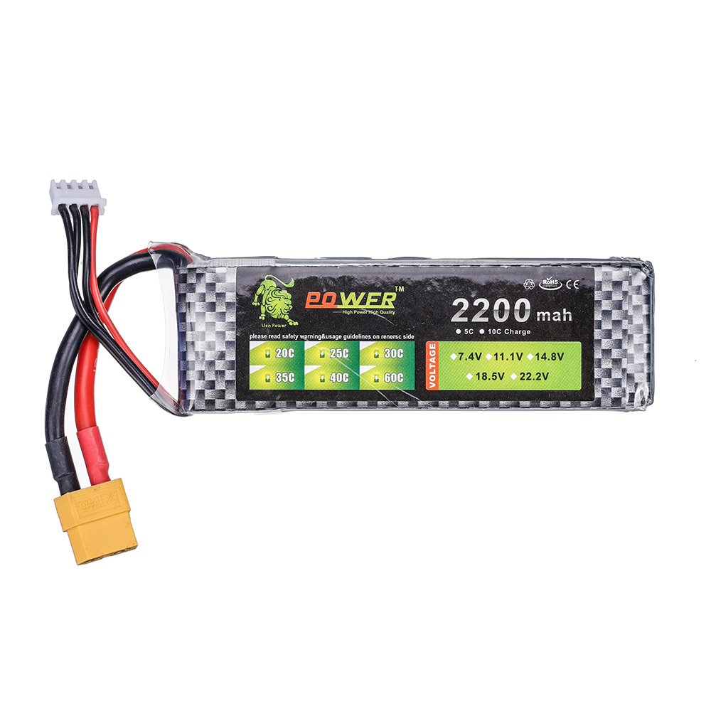 3S 11.1V 2200mAh 35C Lipo-batt - Hobby Rc Quadcopters recensie en prijs