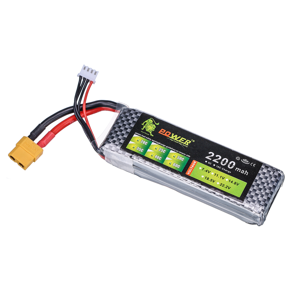 3S 11.1V 2200mAh 35C Lipo-batt - Hobby Rc Quadcopters recensie en prijs