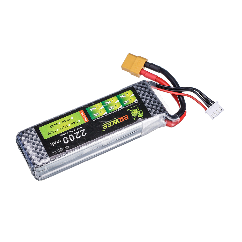3S 11.1V 2200mAh 35C Lipo-batt - Hobby Rc Quadcopters recensie en prijs