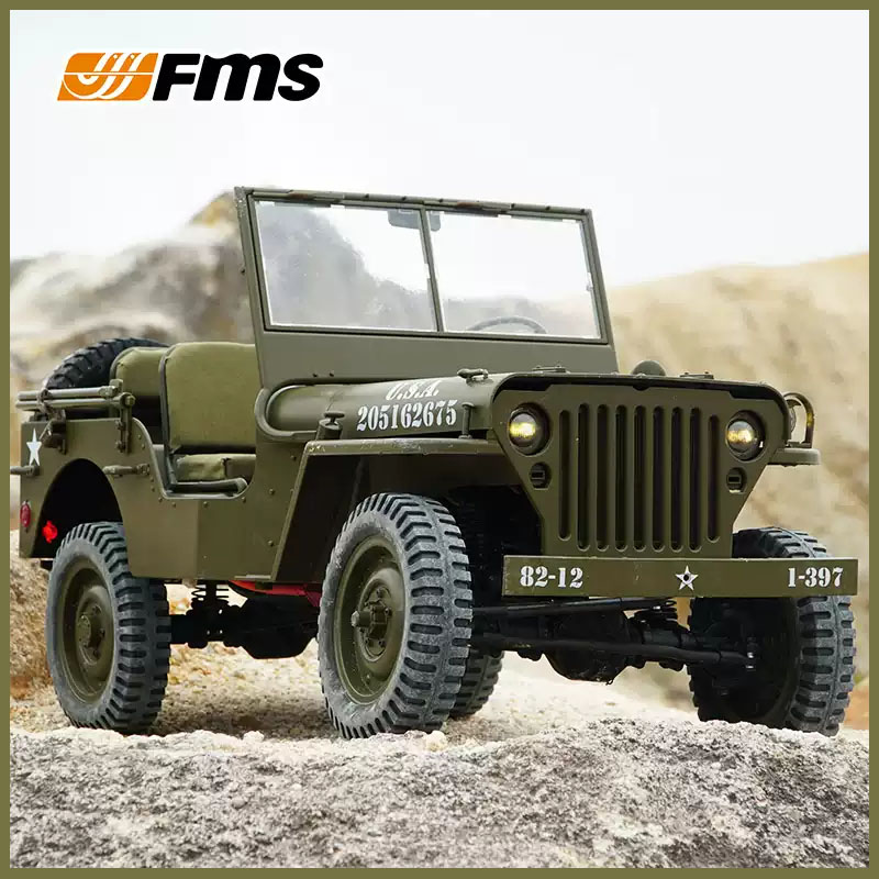 FMS 1/6 Climber 1941 Willys MB - Rc Hobby Room recensie en prijs