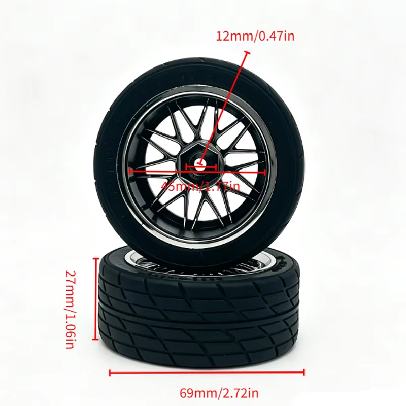 4 stuks 12mm Hex 1/10 RC Rally - Wheel Rim Rc recensie en prijs