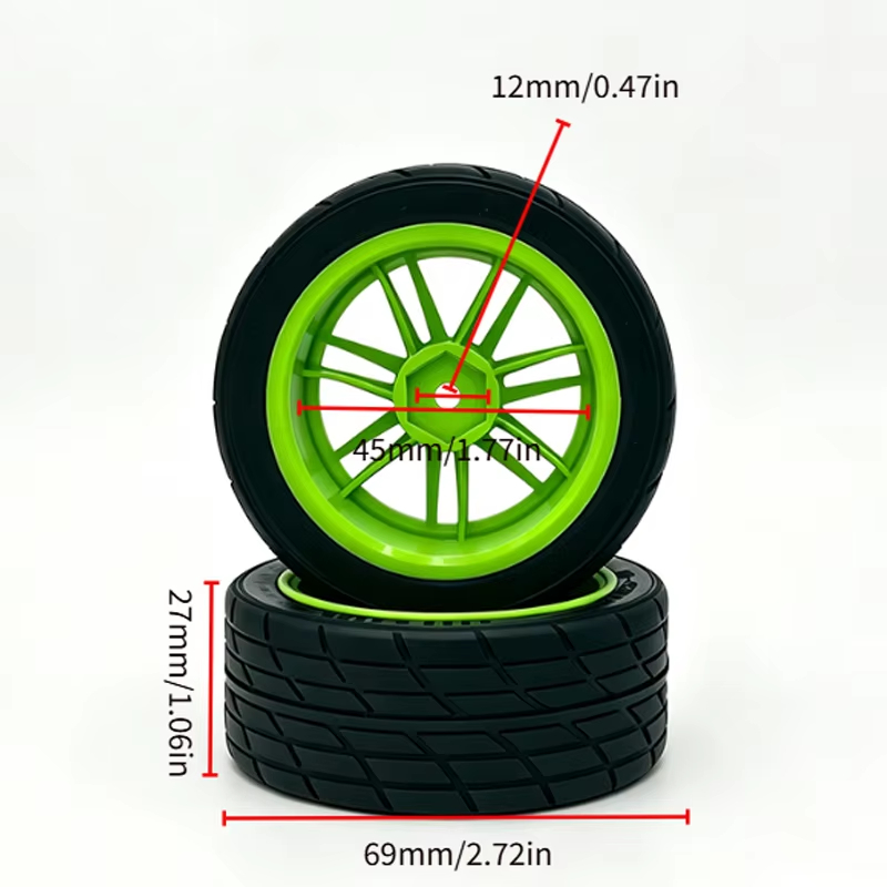 4 stuks 12mm Hex 1/10 RC Rally - Wheel Rim Rc recensie en prijs